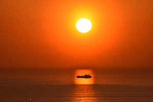 Le passage du bateau (Toscane)